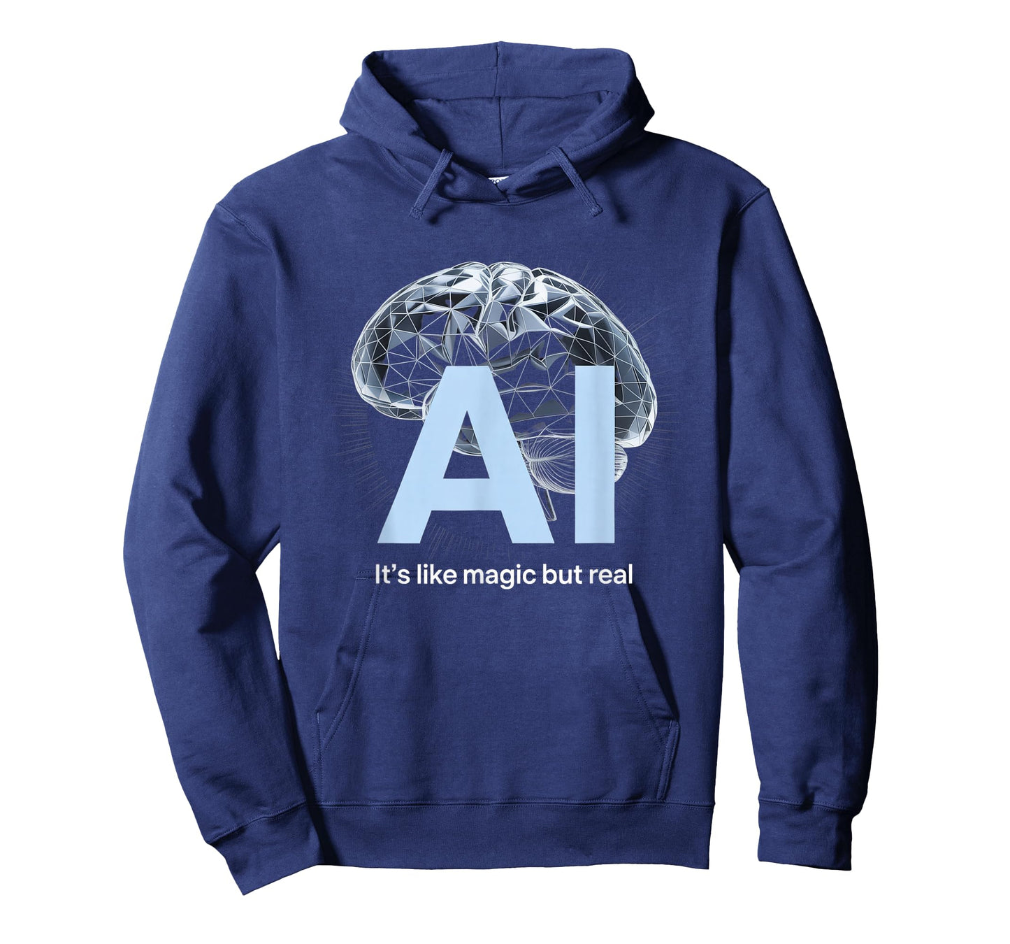 Artificial intelligence AI like magic but real, AI for men T-Shirt