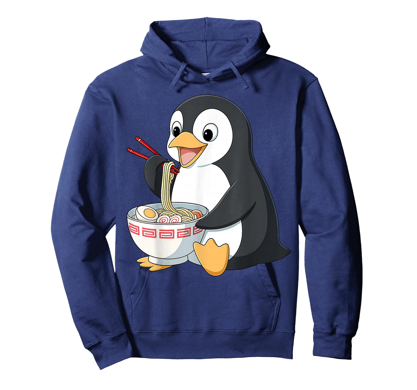Anime Kawaii Penguin Eating Ramen Noodle Gifts Men Women Kid T-Shirt