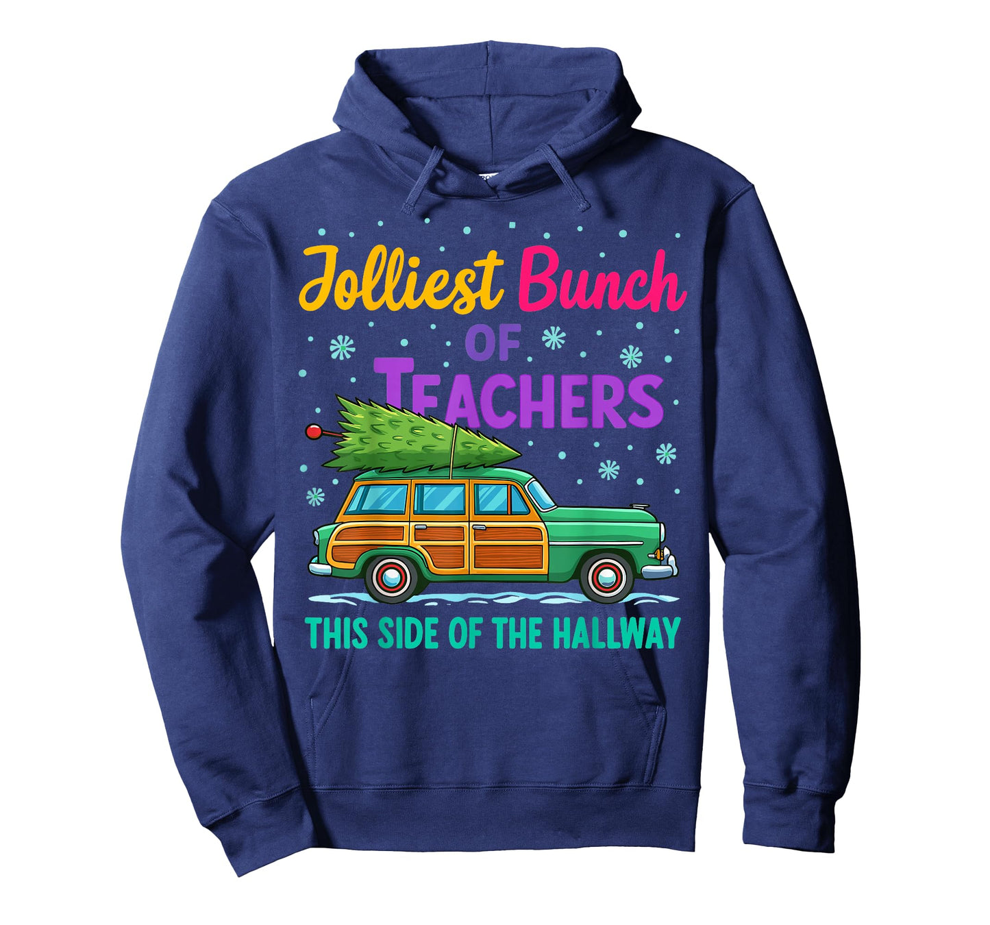 Jolliest Bunch of Teachers This Side of The Hallway Xmas PJ T-Shirt