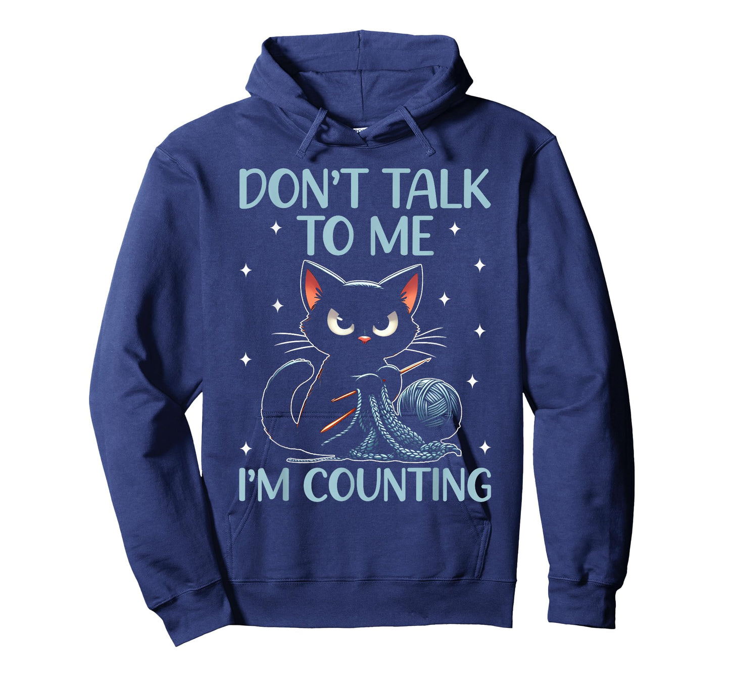 Don't Talk to Me I'm Counting Crochet Crocheting Cat T-Shirt