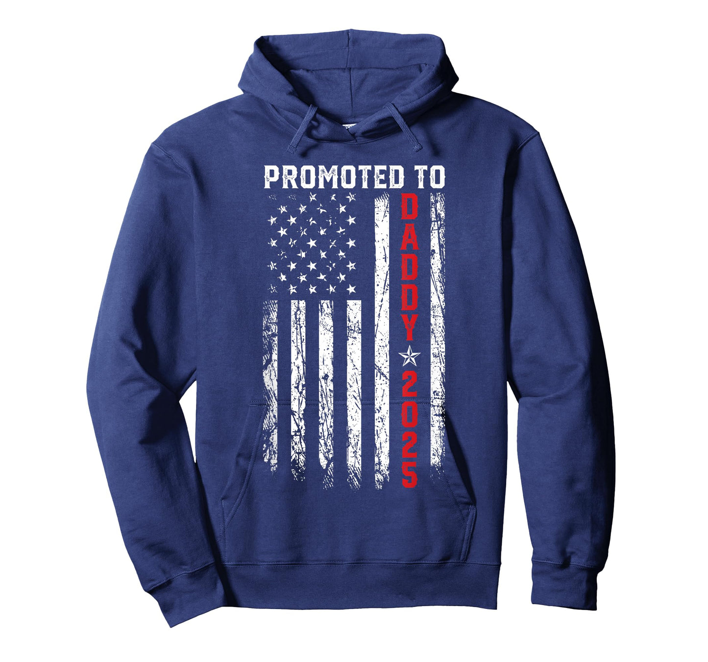Promoted to Daddy Est 2025 Patriotic First-Time Dad, New Dad Women Men T-Shirt