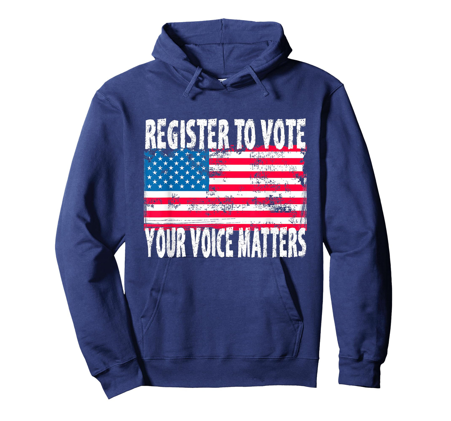 US Flag Register To Vote - Your Voice Matters Voter Election T-Shirt