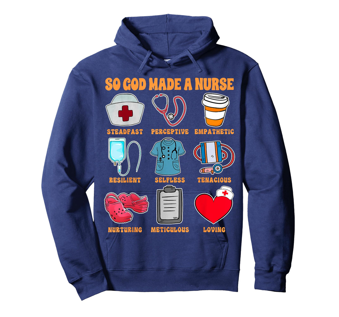 Christian RN Nurse Life Nursing ER ICU So God Made A Nurse T-Shirt