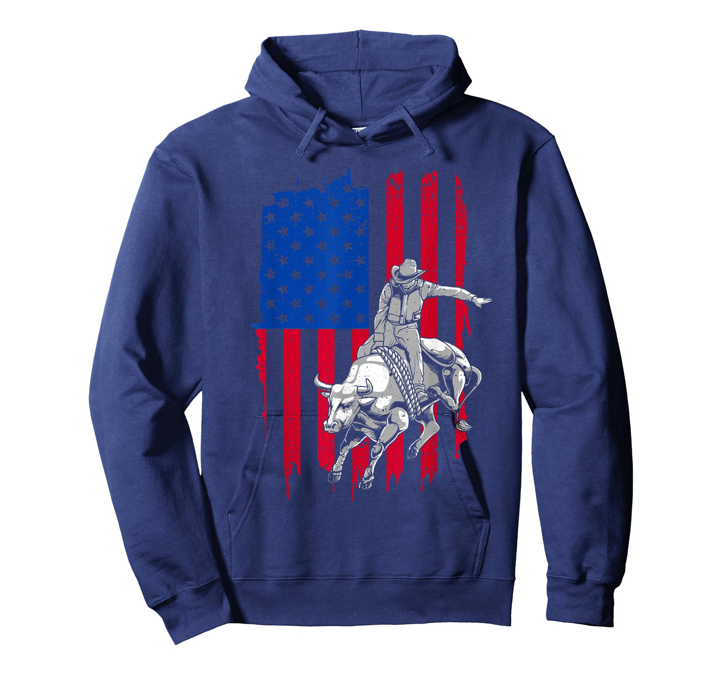 Cool American Rodeo Bull Rider Design Men Women Boys Girls T-Shirt