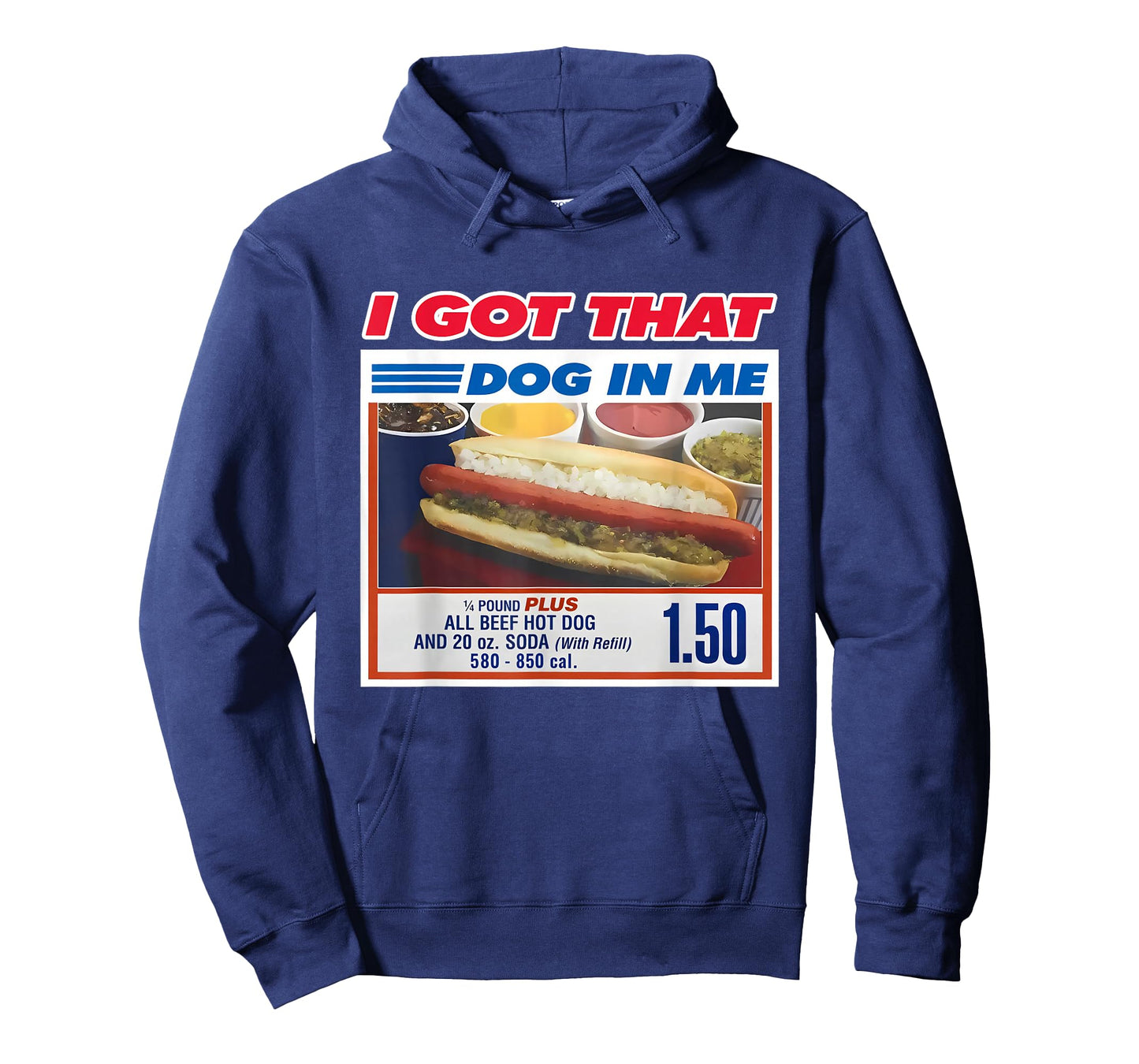 Retro Vintage I Got That Dog in Me Funny Hotdog Men Women T-Shirt