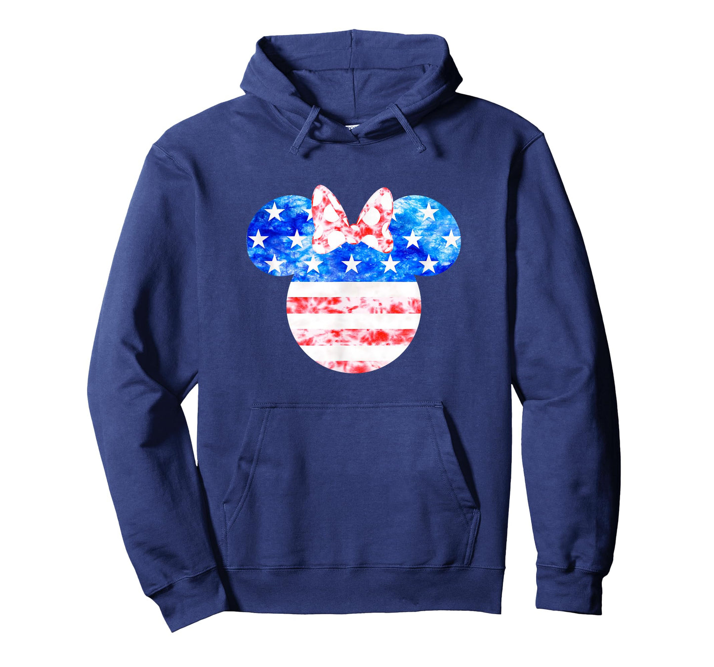 Disney Minnie Mouse American Flag Tie Dye T-Shirt