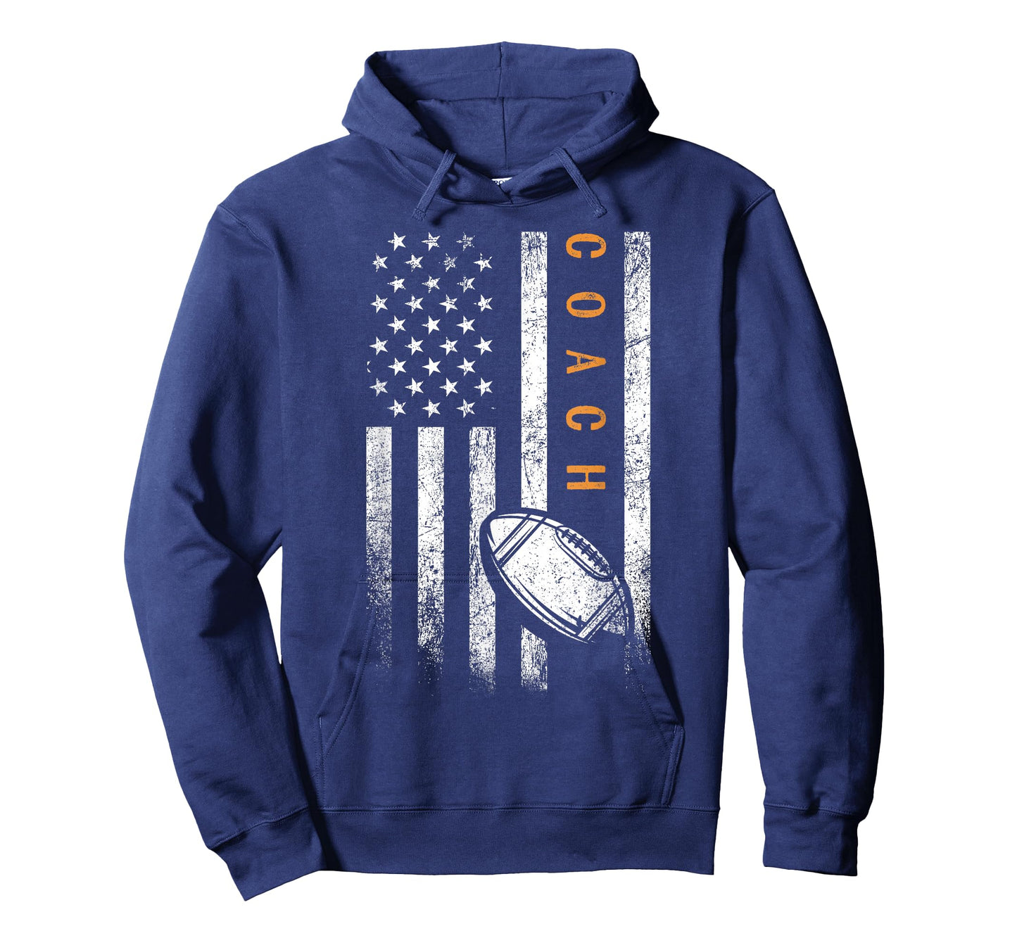 Football Coach American Flag Football Trainer Coaching T-Shirt