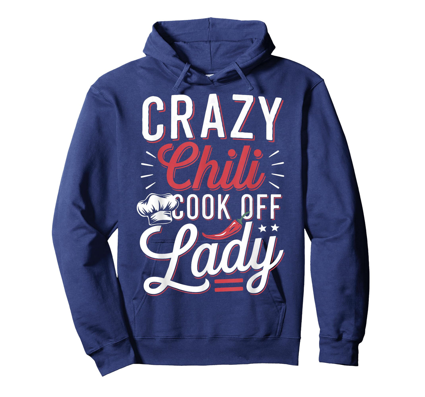 Crazy Chili Cook Off Lady Cooking Chili T-Shirt