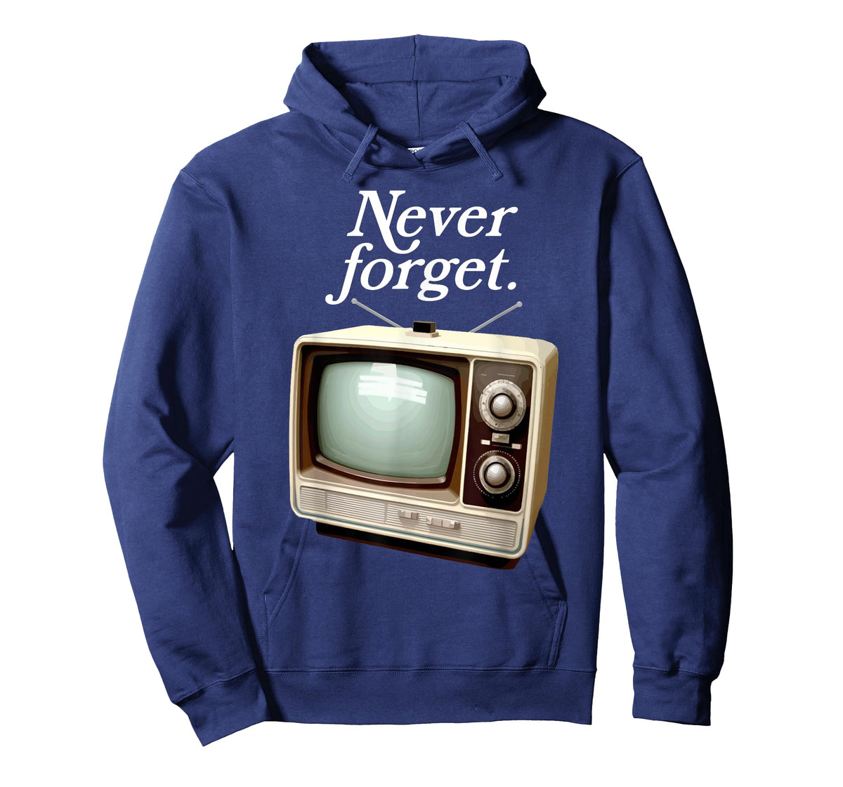 Funny Vintage Television Never Forget 1970s Retro TV T-Shirt