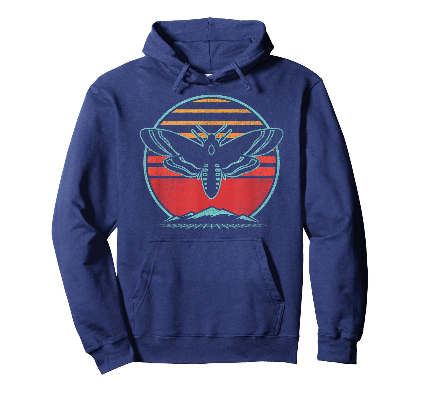 Moth Retro Vintage 80s Style Gift T-Shirt