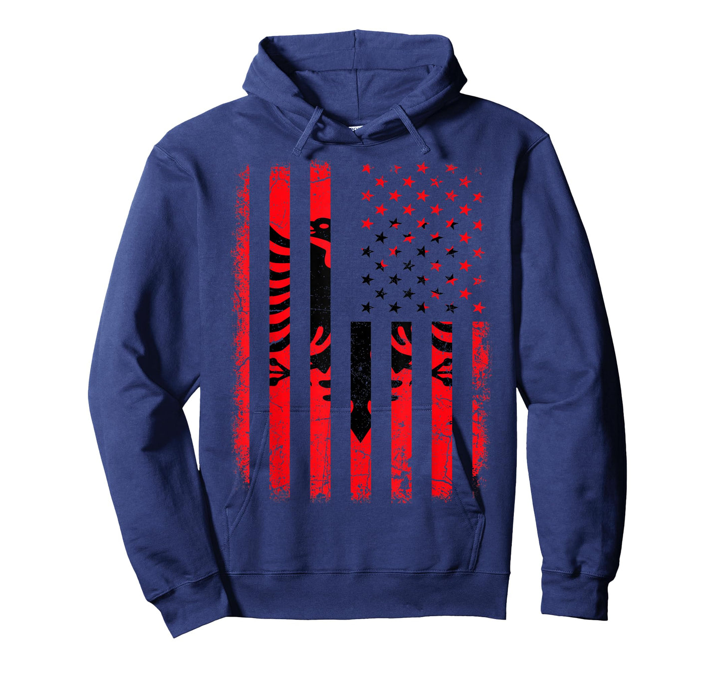 Albanian American Flag Albania America Pride Heritage T-Shirt