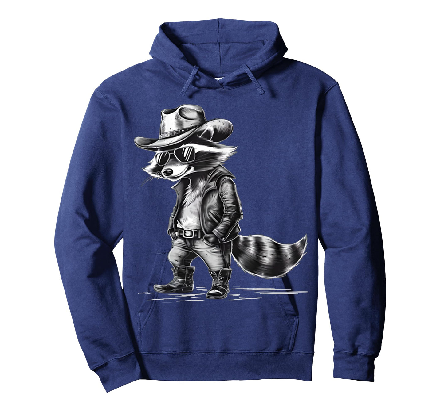 Cool Raccoon Cowboy Cowgirl Punk Racoon Meme Western Country T-Shirt
