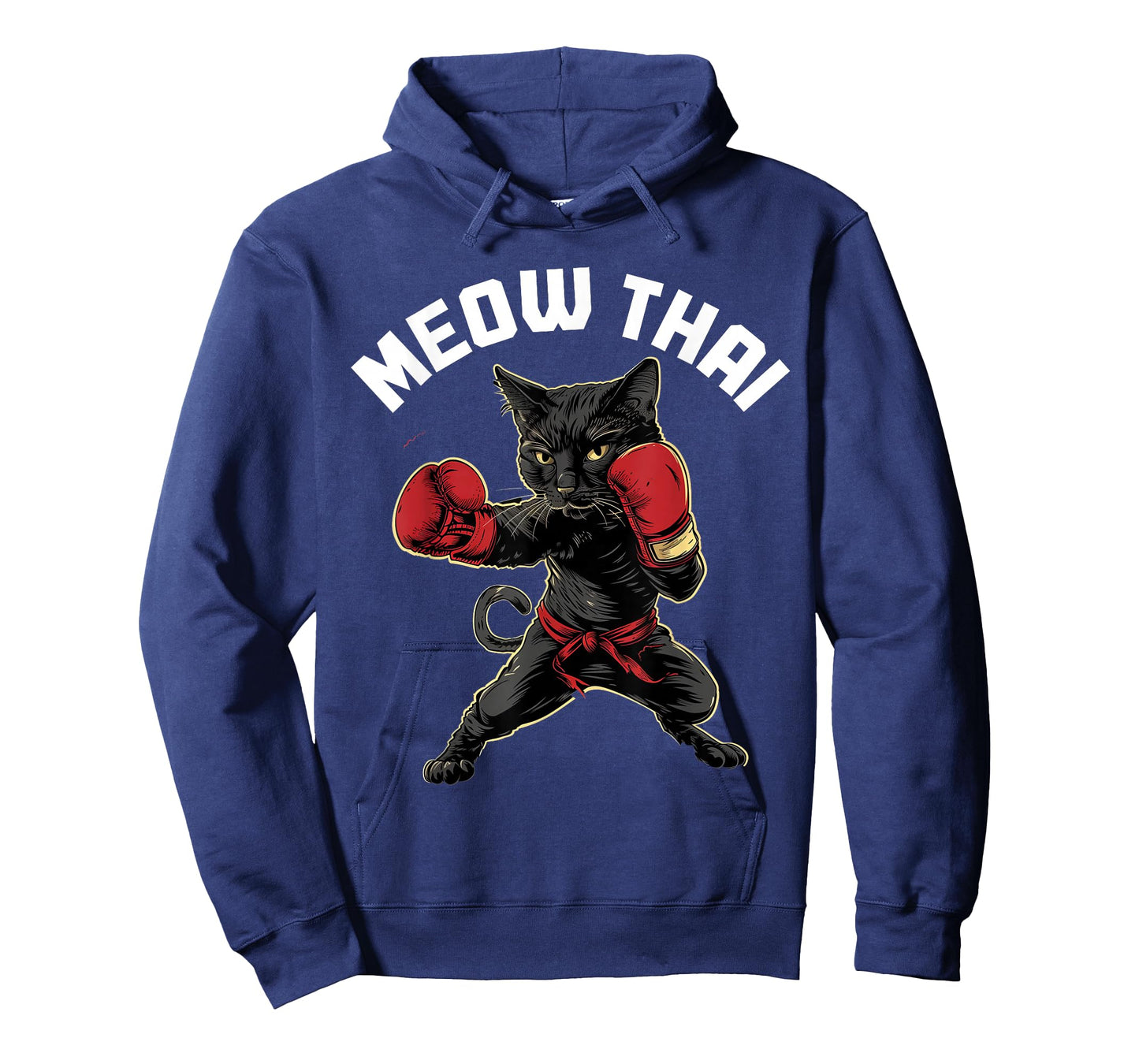 Meow Thai Muay Thai Boxing Cat Martial Arts MMA Boxer T-Shirt