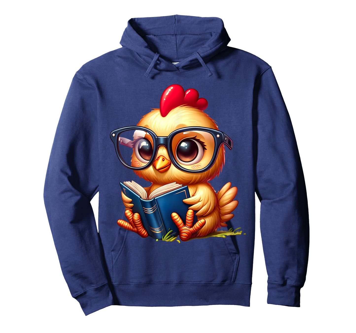Chicken Reading a Book Farm Animal Chick T-Shirt