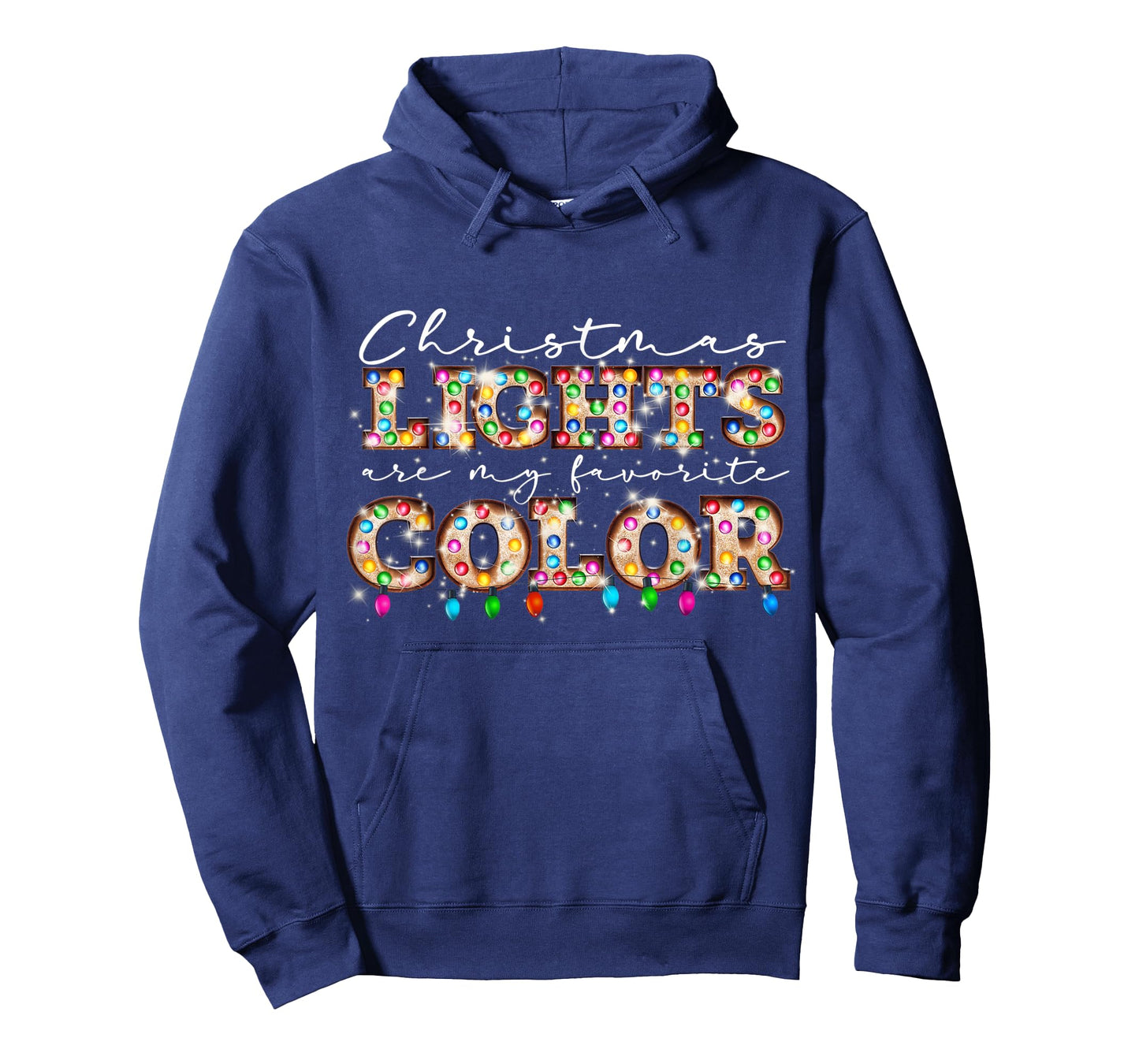 Christmas Lights Are My Favorite Color Matching Family Xmas T-Shirt