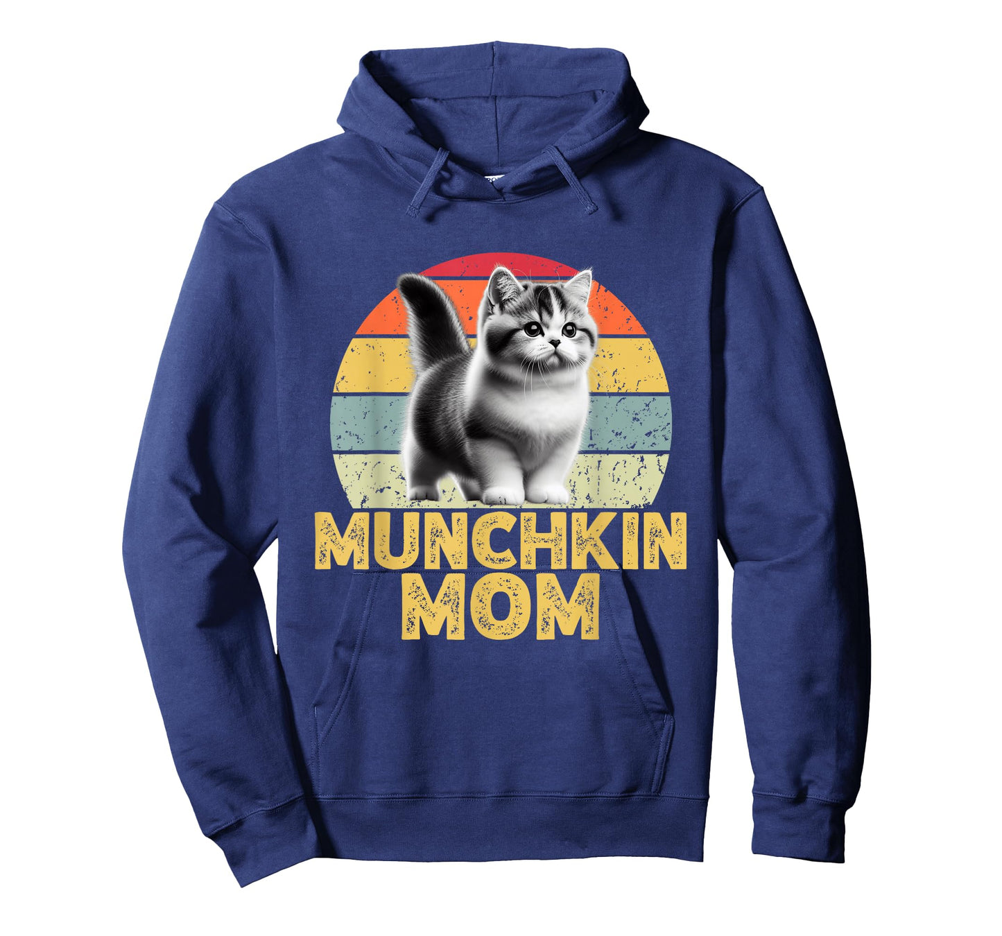 Munchkin Cat Mom Funny I Love My Munchkin Cat Retro T-Shirt