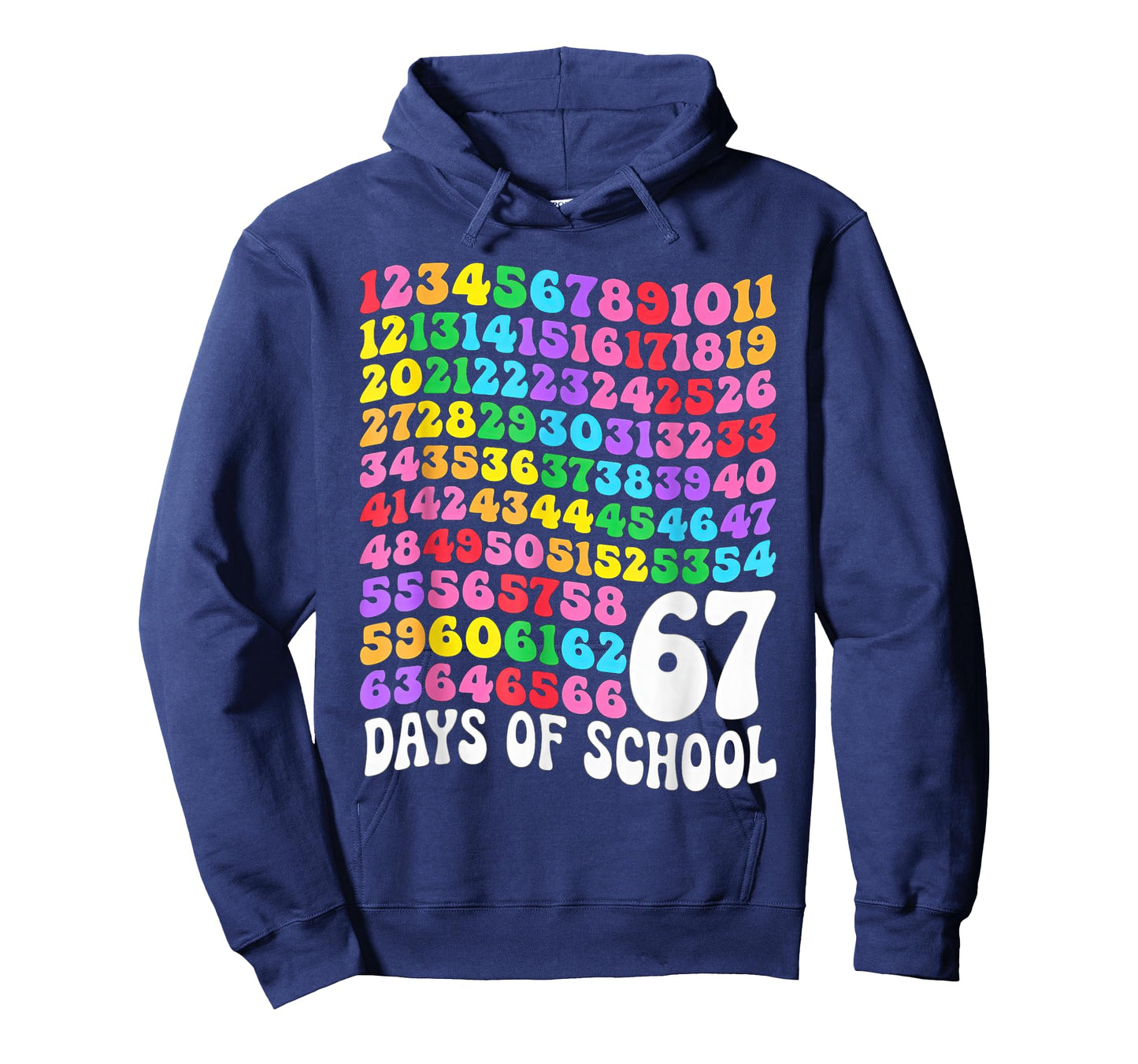 67th Day of School Teacher 67 Days Math Numbers T-Shirt