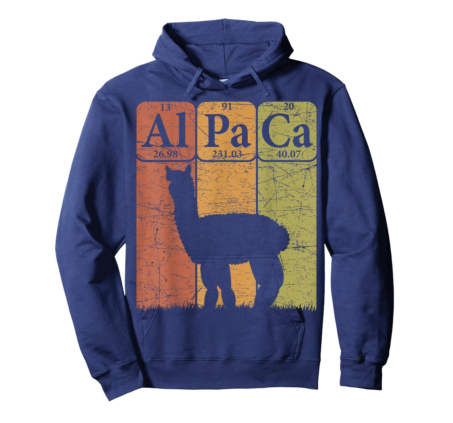 Alpaca Periodic Table Elements Llama Alpaca Vintage T-Shirt