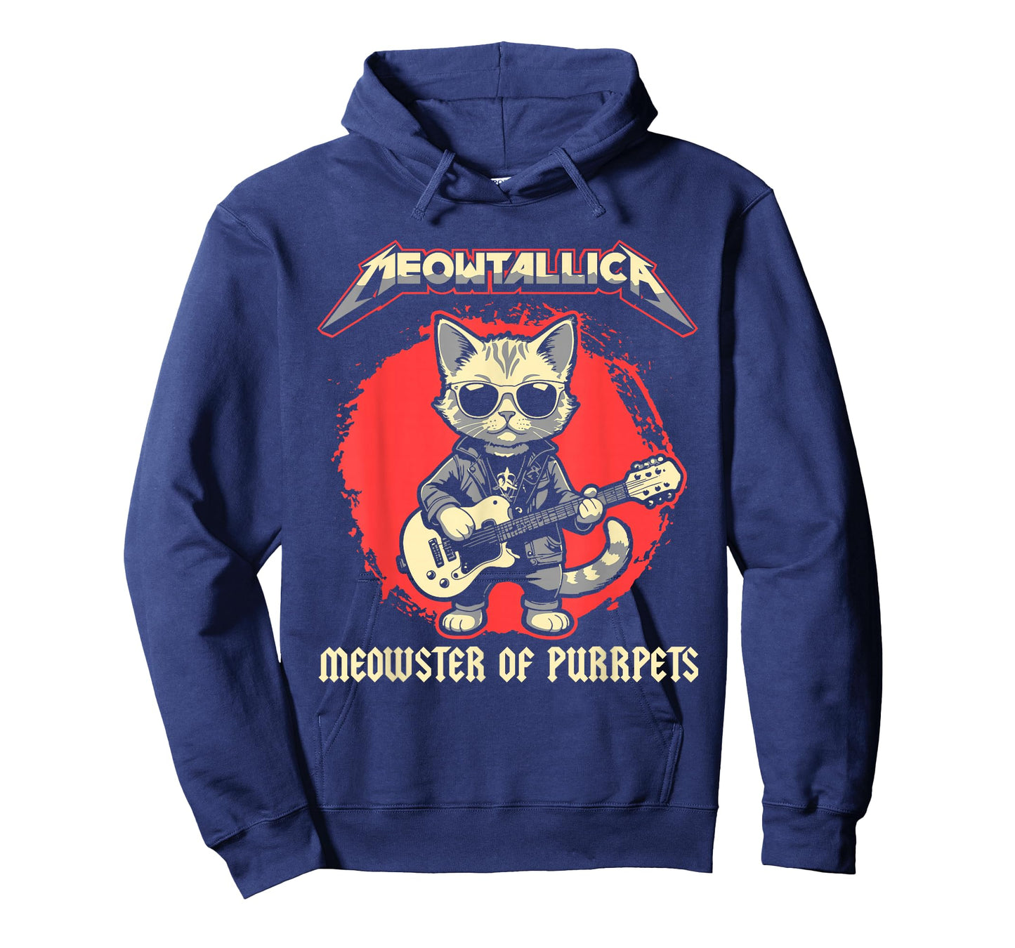 Meowtallica Meowster of Purrpets - Funny Cat T-Shirt