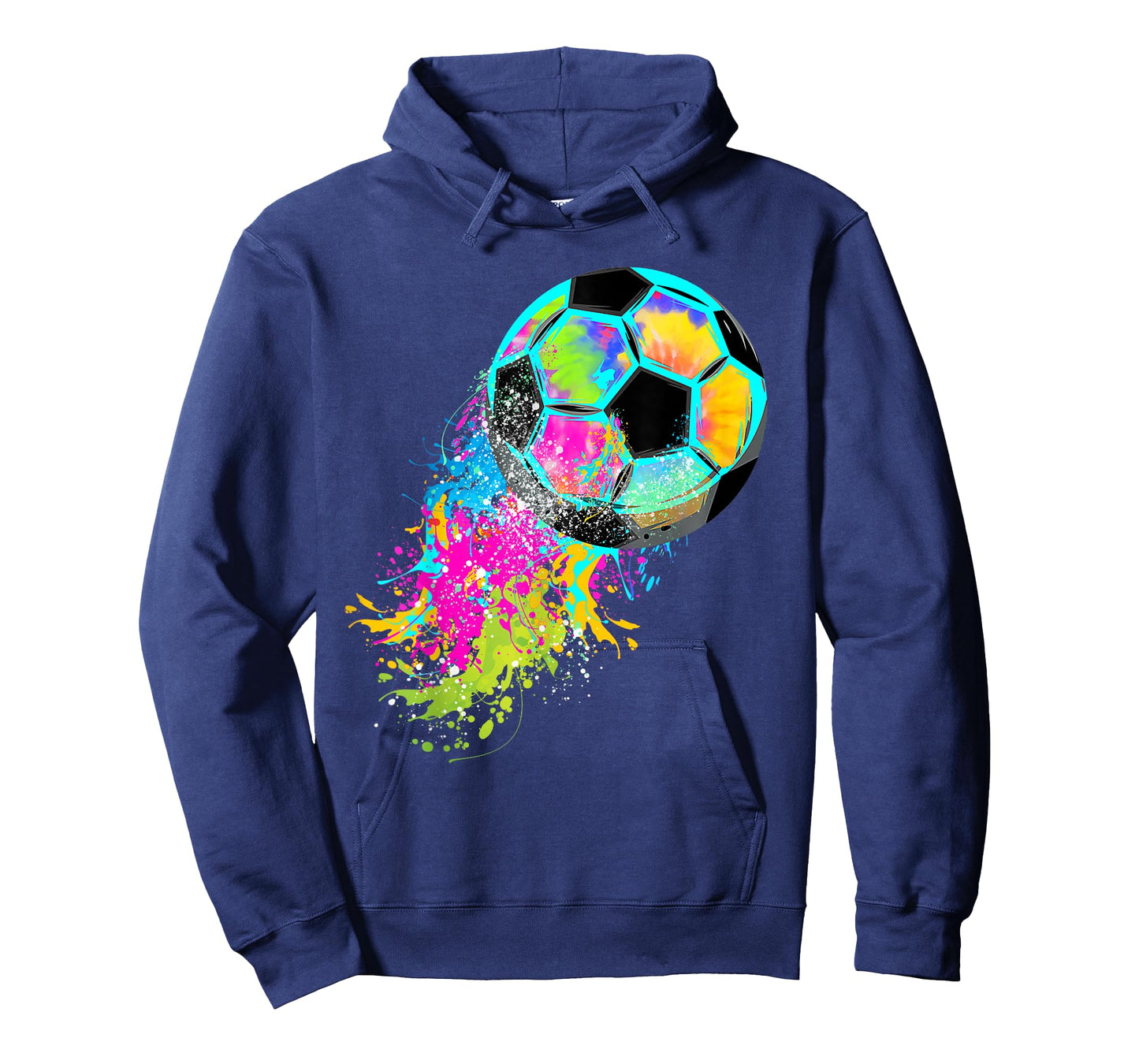 Colorful Tie Dye Soccer Ball T-Shirt