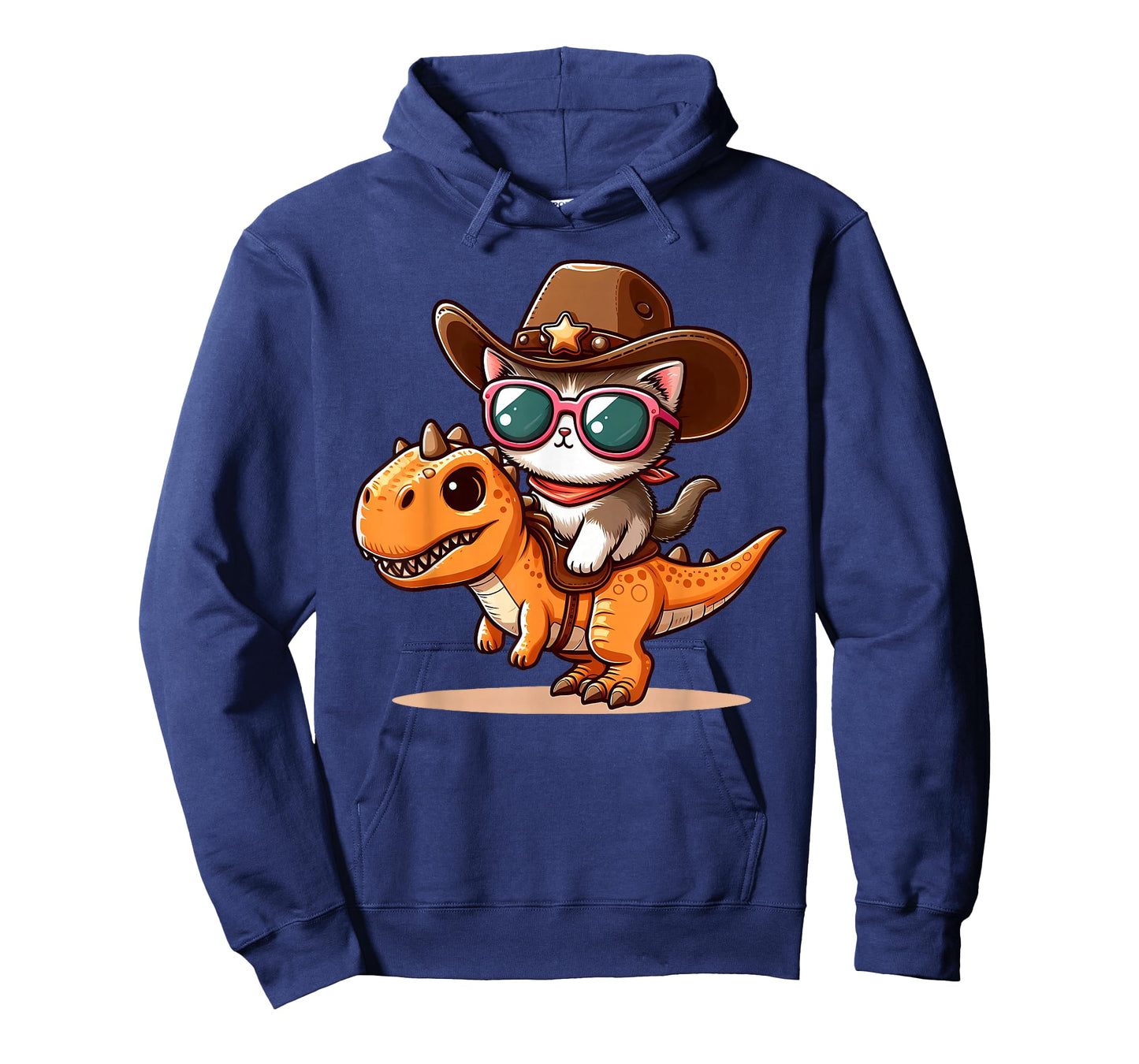 Dinosaur and Cat, T-Rex, Cat Owners T-Shirt