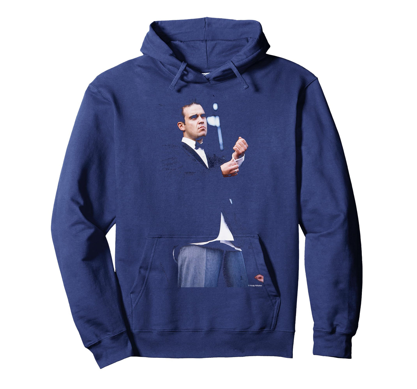 Robbie Williams Performing Leeds Festival By Andy Willsher T-Shirt