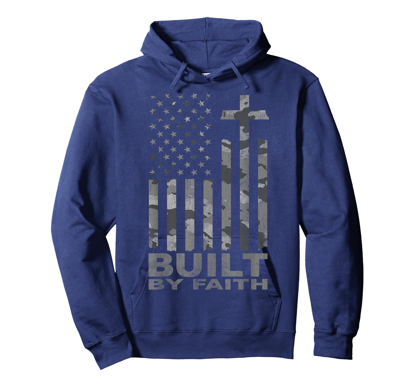 Built by Faith American Flag T-Shirt