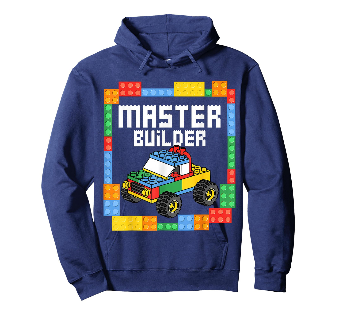 Master Builder Blocks Building Car Block Truck Toy Kid Gifts T-Shirt