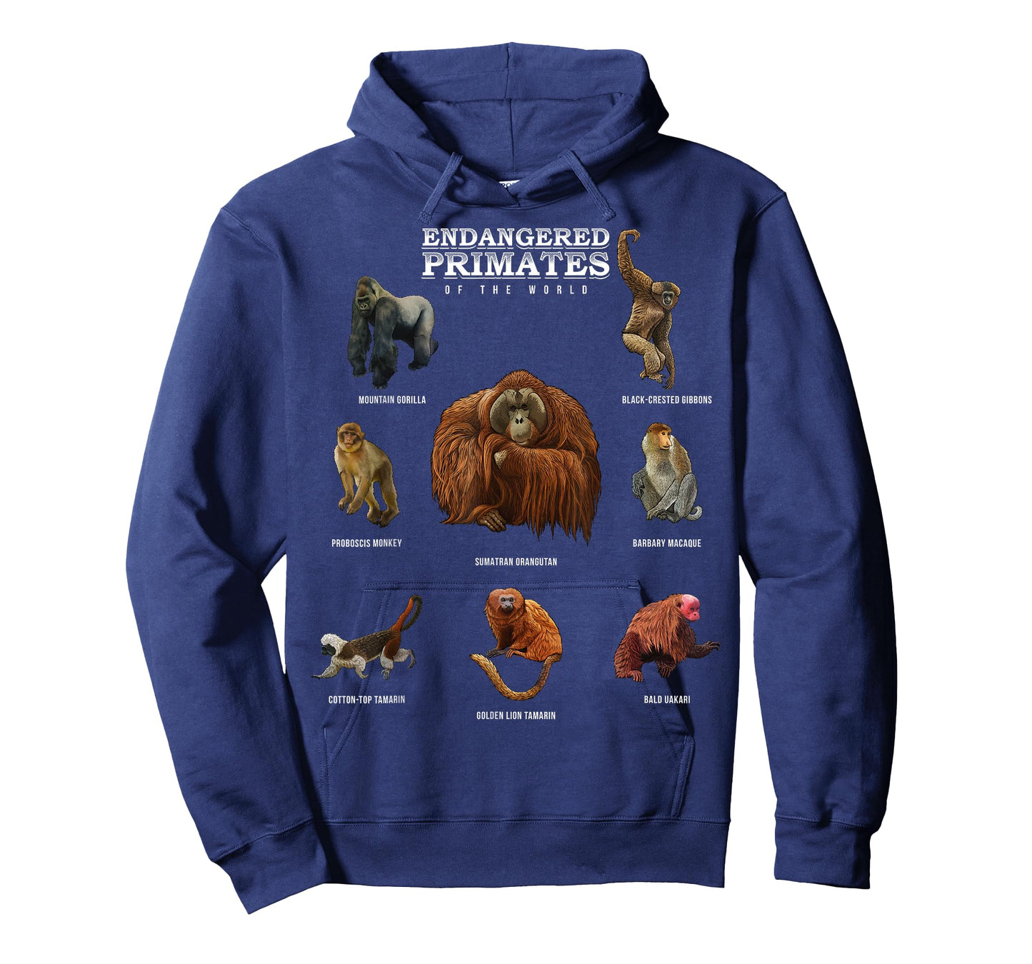 Endangered Primates of the World Shirt Wildlife Zoology Wild T-Shirt