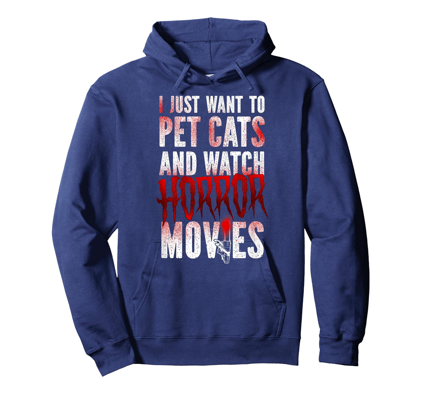 Scary Horror Movie I Just Want To Pet Cats And Watch T-Shirt