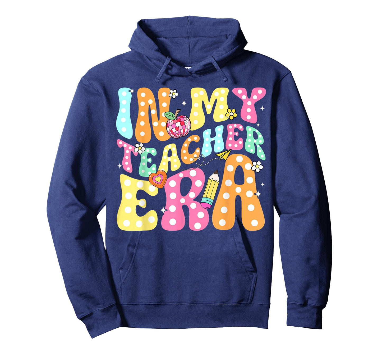 in My Teacher Era Retro 100th Day Back to School Teacher Kid T-Shirt