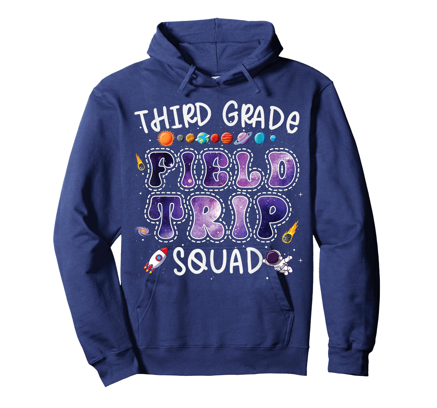 3rd Grade Space Center Field Trip Squad Teacher Student T-Shirt