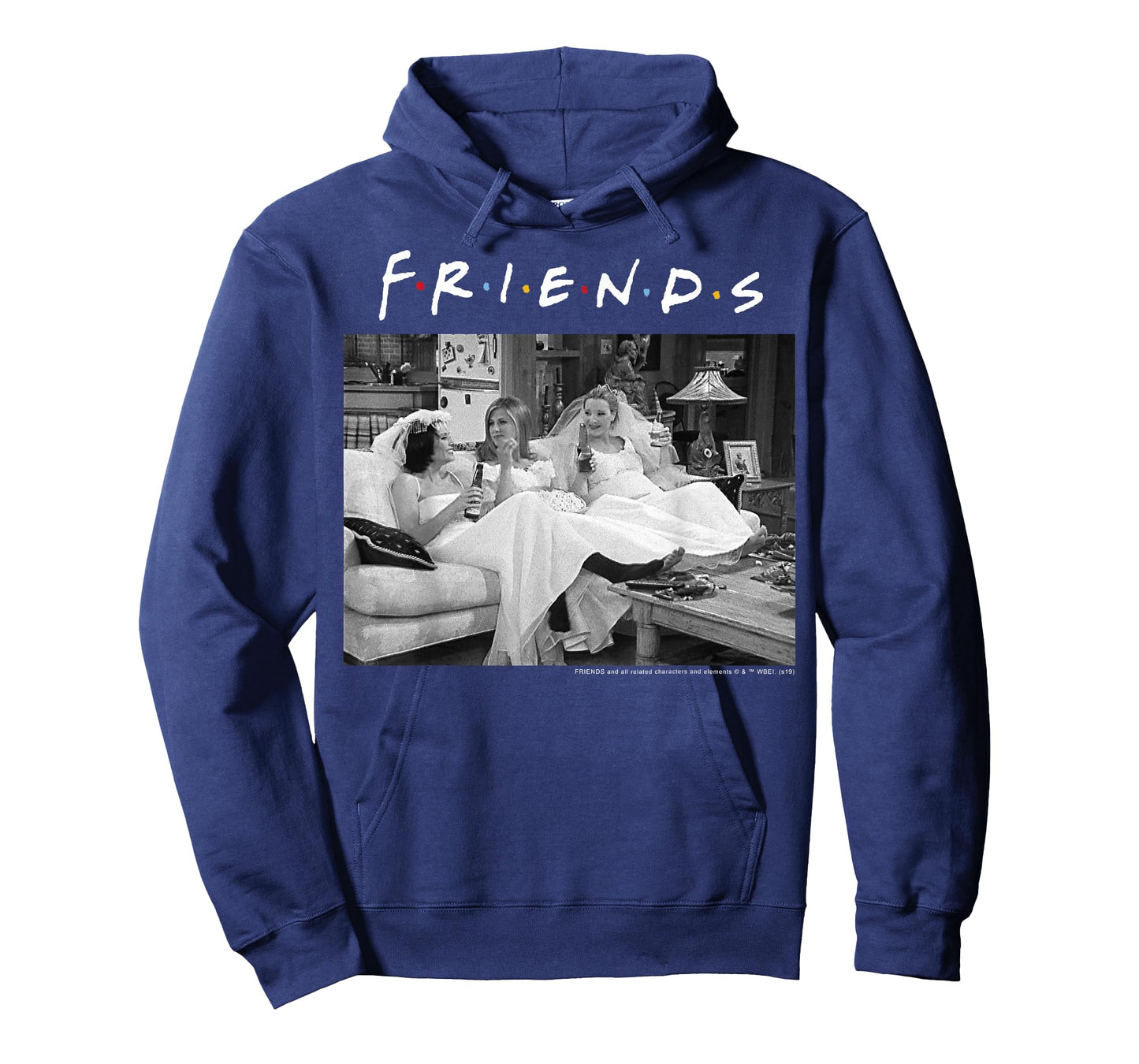 Friends Wedding Gowns Black & White Portrait T-Shirt