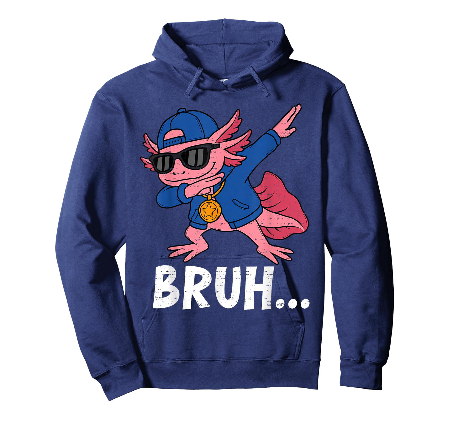 Funny Dabbing Axolotl Bruh Bro Dab Meme Humor Men Teens Boys T-Shirt