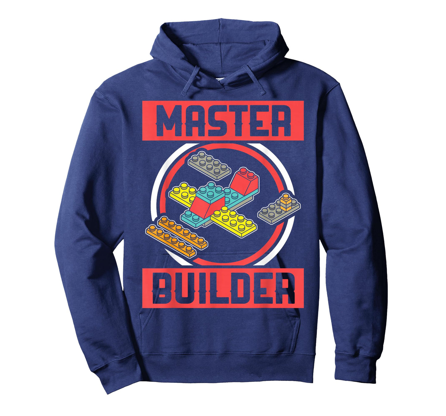 Master Builder Kids Building Blocks Birthday Bricks Boy Gift T-Shirt