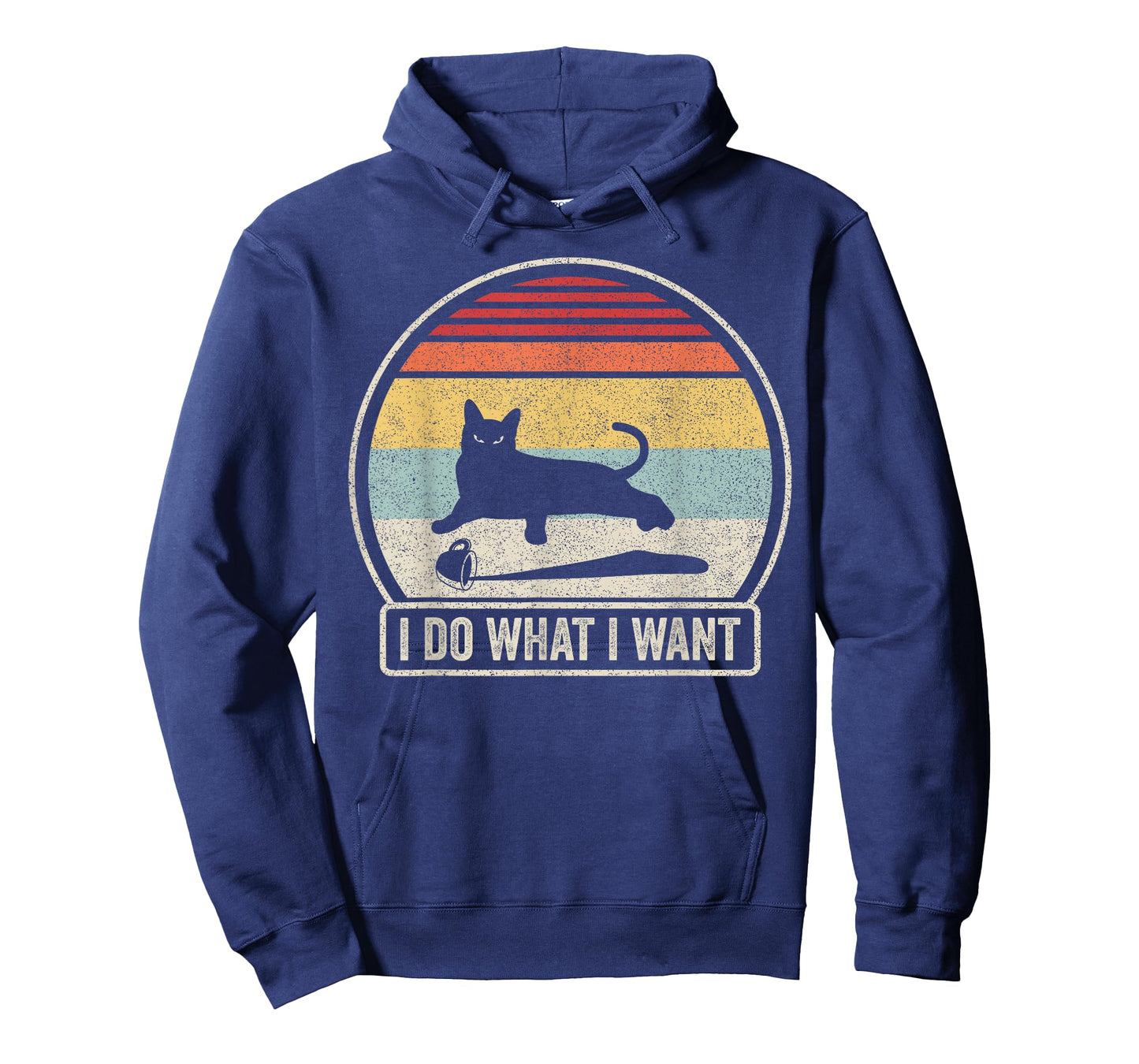 Retro Vintage I Do What I Want Cat T-Shirt