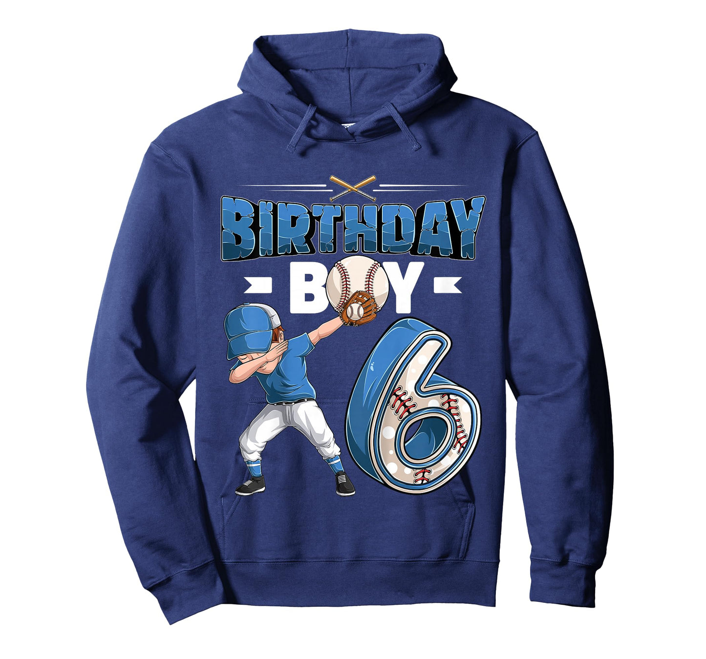 Kids Dabbing boy 6 Year Old Baseball Player 6th Birthday Party T-Shirt