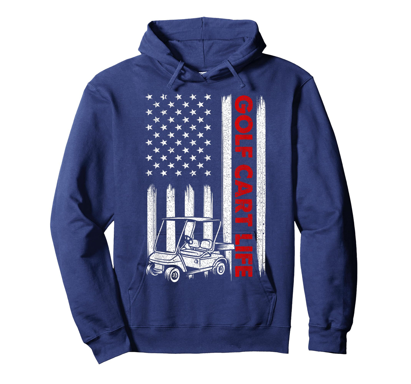 Funny USA Flag Golf Design For Men Women Golfer Golf Lover T-Shirt