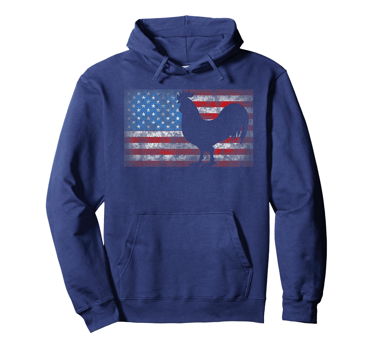 American Flag Rooster Chicken 4th of July Animal Gift T-Shirt