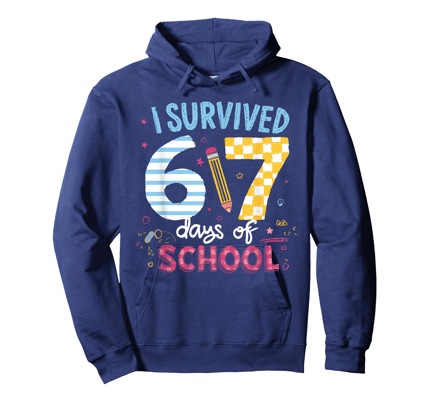 I Survived 67 Days of School Students Teachers Six Seven T-Shirt