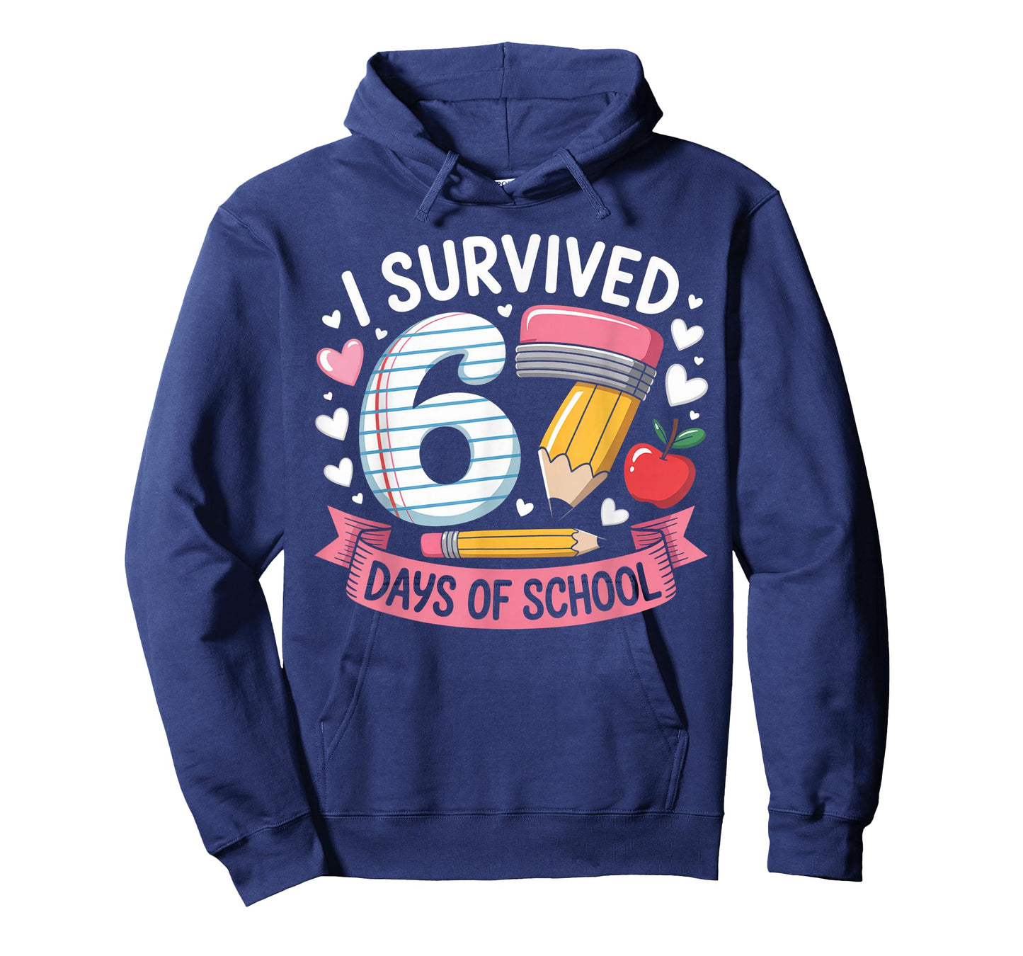 I Survived 67 Days of School Six Seven 6 7 Teacher 67 Days T-Shirt