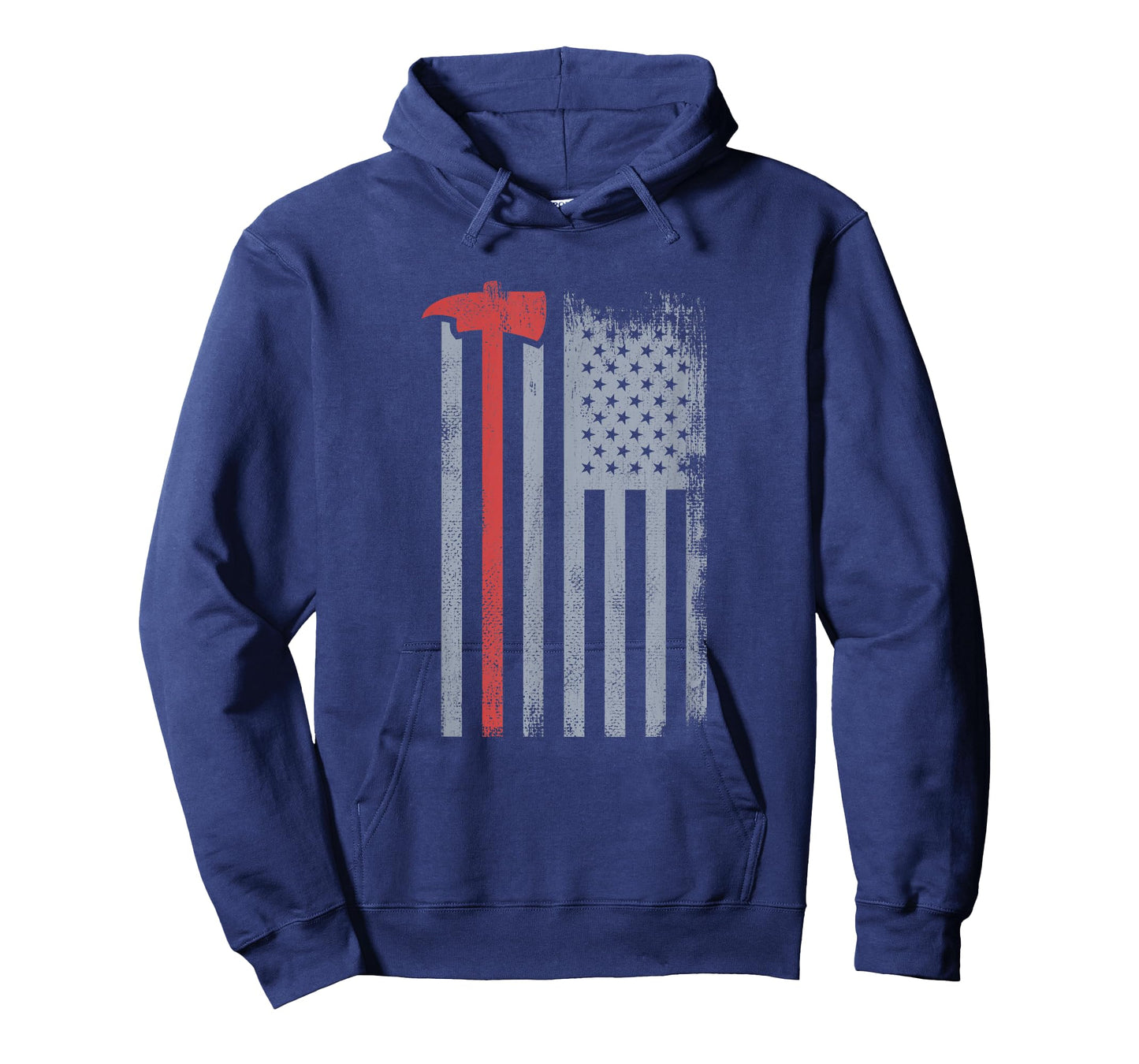 Thin Red Line Redline Gift American Flag Red Axe Firefighter T-Shirt