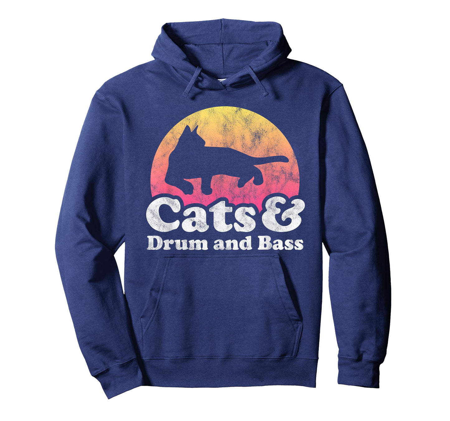 Cats and Drum and Bass Men's or Women's Cat T-Shirt