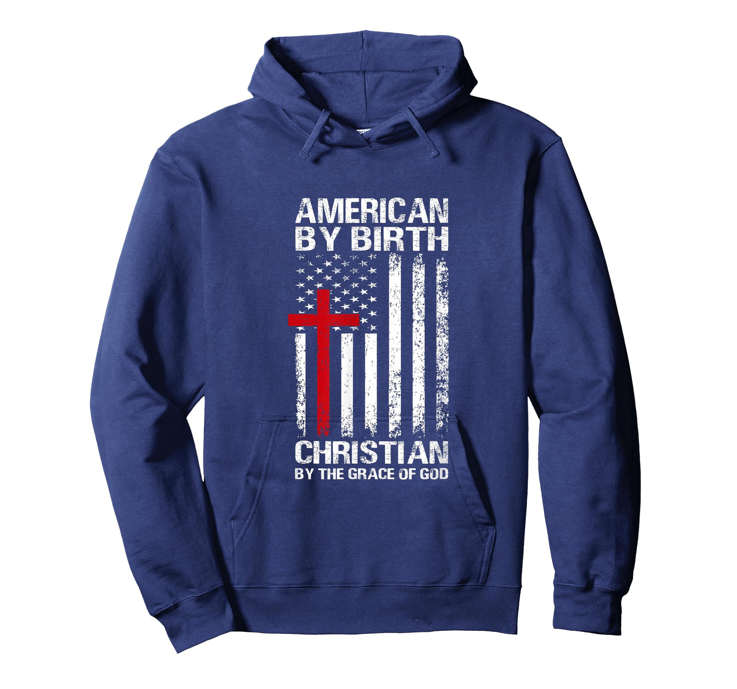 American Flag Cross Patriotic Religious Christian USA Faith T-Shirt