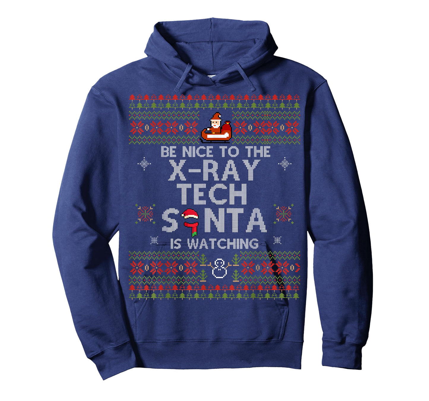Christmas Be Nice To The X-Ray Tech Xmas Gift For Xray Tech T-Shirt