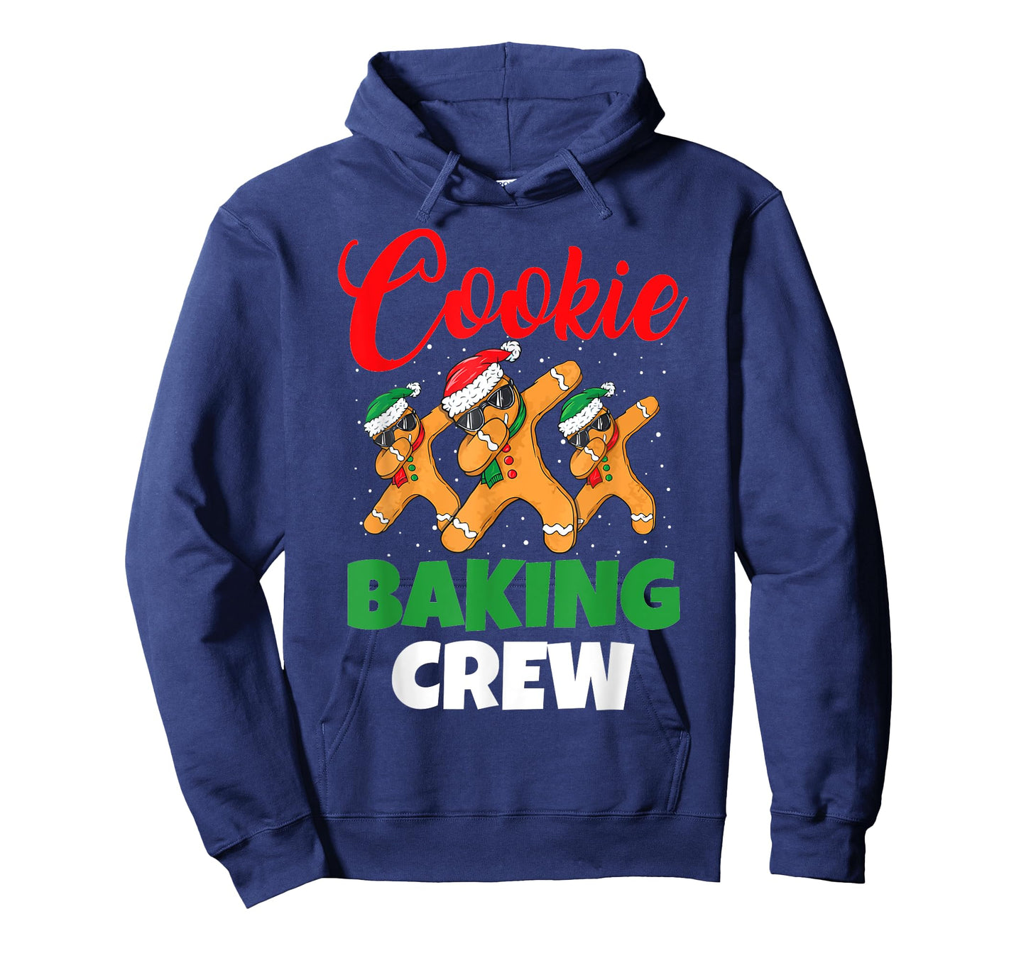 Cookie Baking Crew Dabbing Gingerbread Men Christmas Hats T-Shirt