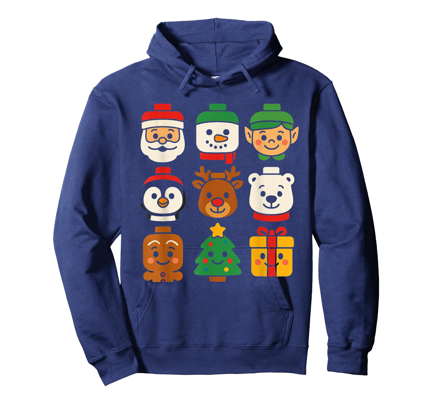 Christmas Building Brick Santa Elf Snowman Xmas Boys Girls T-Shirt