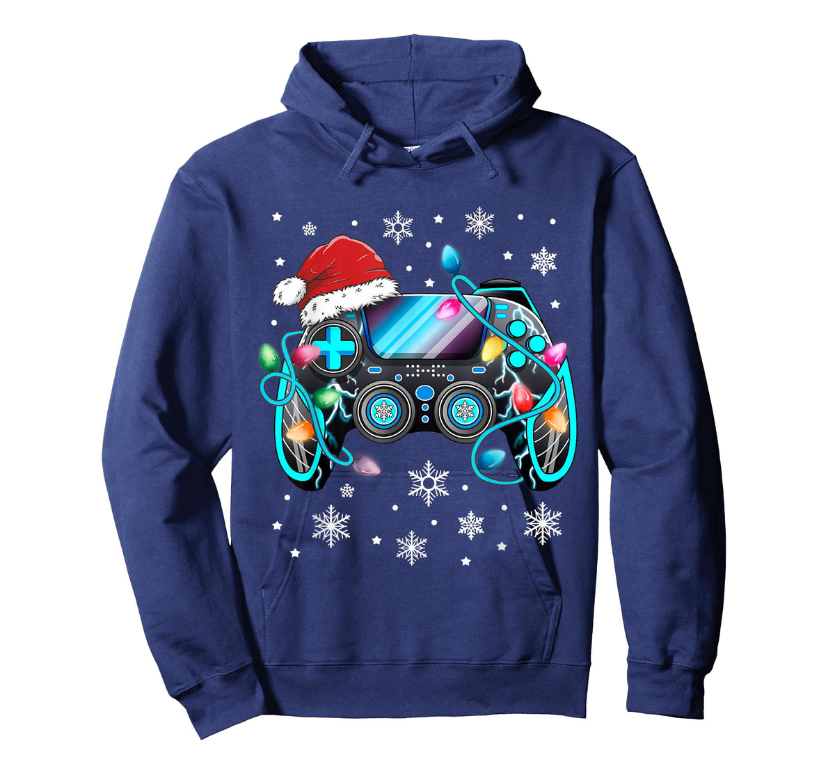 Video Game Controller Christmas Santa Hat Gamer Boys T-Shirt T-Shirt