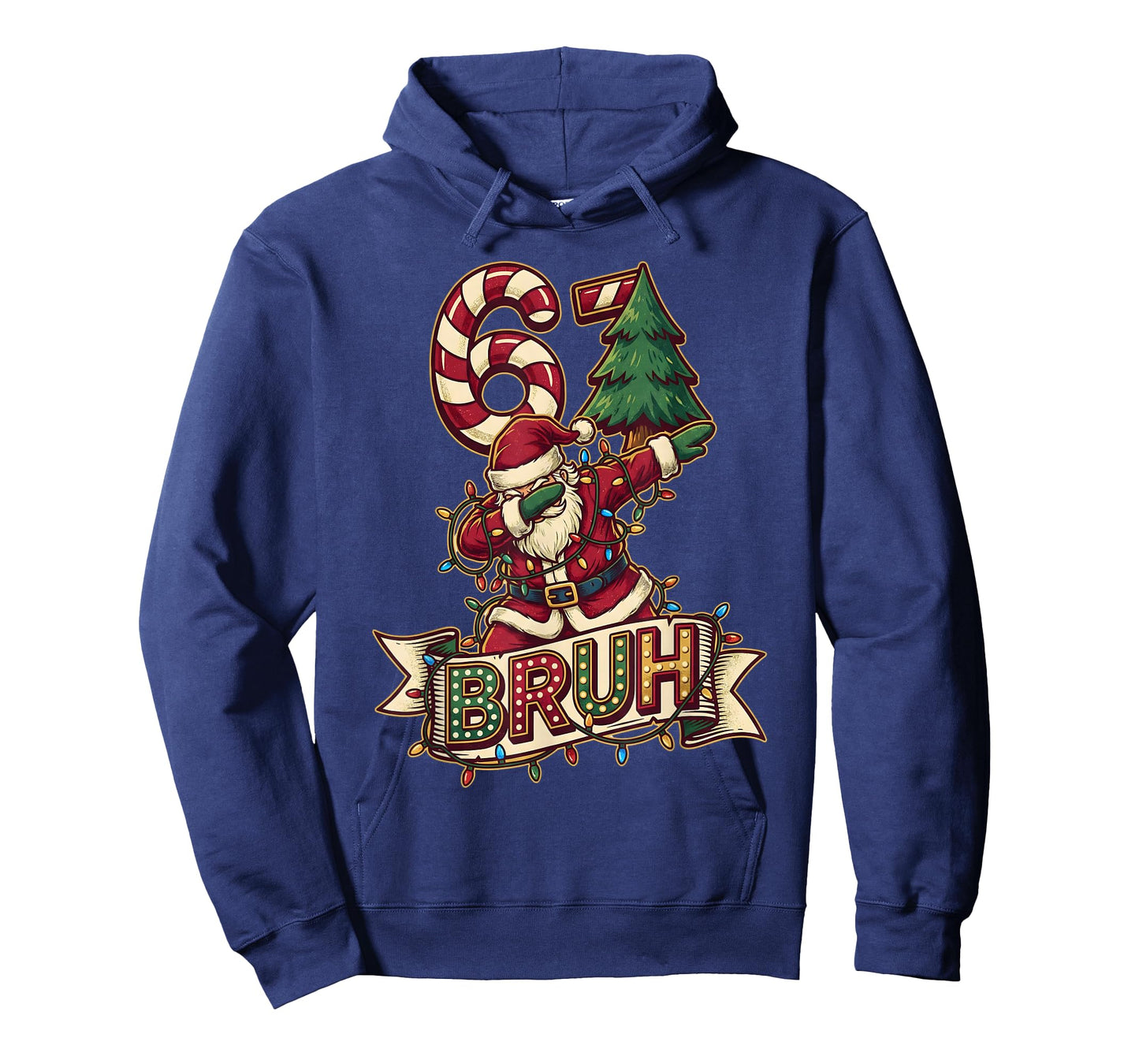67 Bruh Christmas Santa Six Seven 6 7 6-7 Women Men Kids T-Shirt