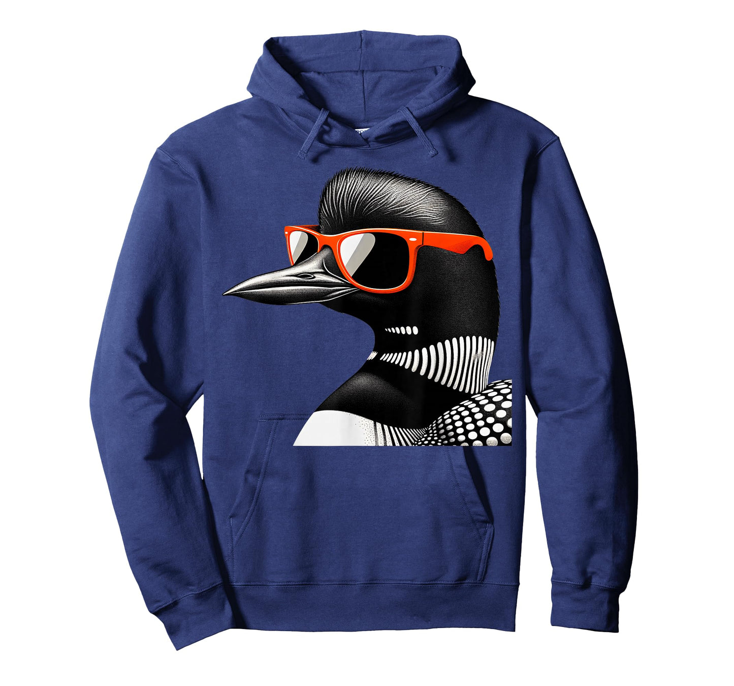 Cool Loon Bird Wearing Sunglasses Graphic Art T-Shirt